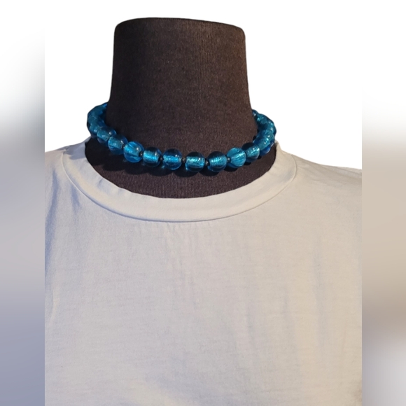 Vintage Glass Bead Choker Necklaces - Picture 5 of 15